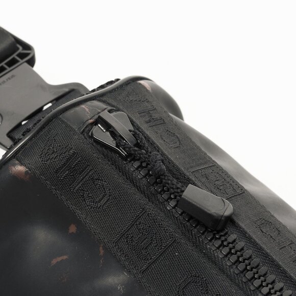 Chanel Sports Line Black Rubber Logo-Print Mini Duffle - Picture 10 of 13